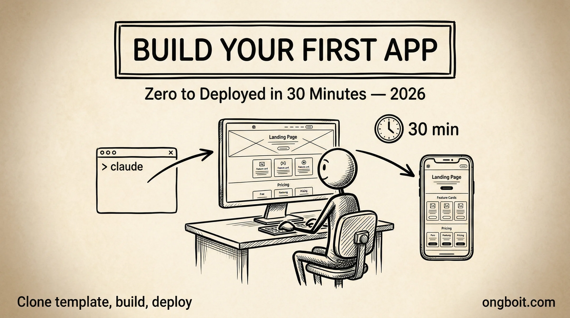 Build your first app with Claude Code zero to deployed in 30 minutes 2026