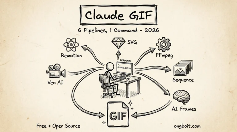Claude GIF: 6 Pipeline Tạo GIF Chuyên Nghiệp Từ Terminal (2026)