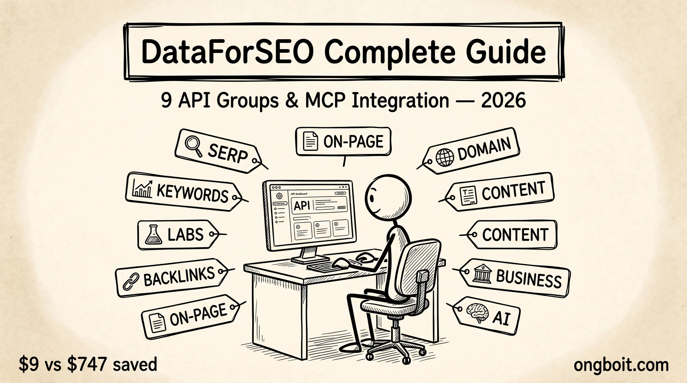 DataForSEO là gì - API SEO pay-as-you-go $0.0006 mỗi call thay thế Ahrefs