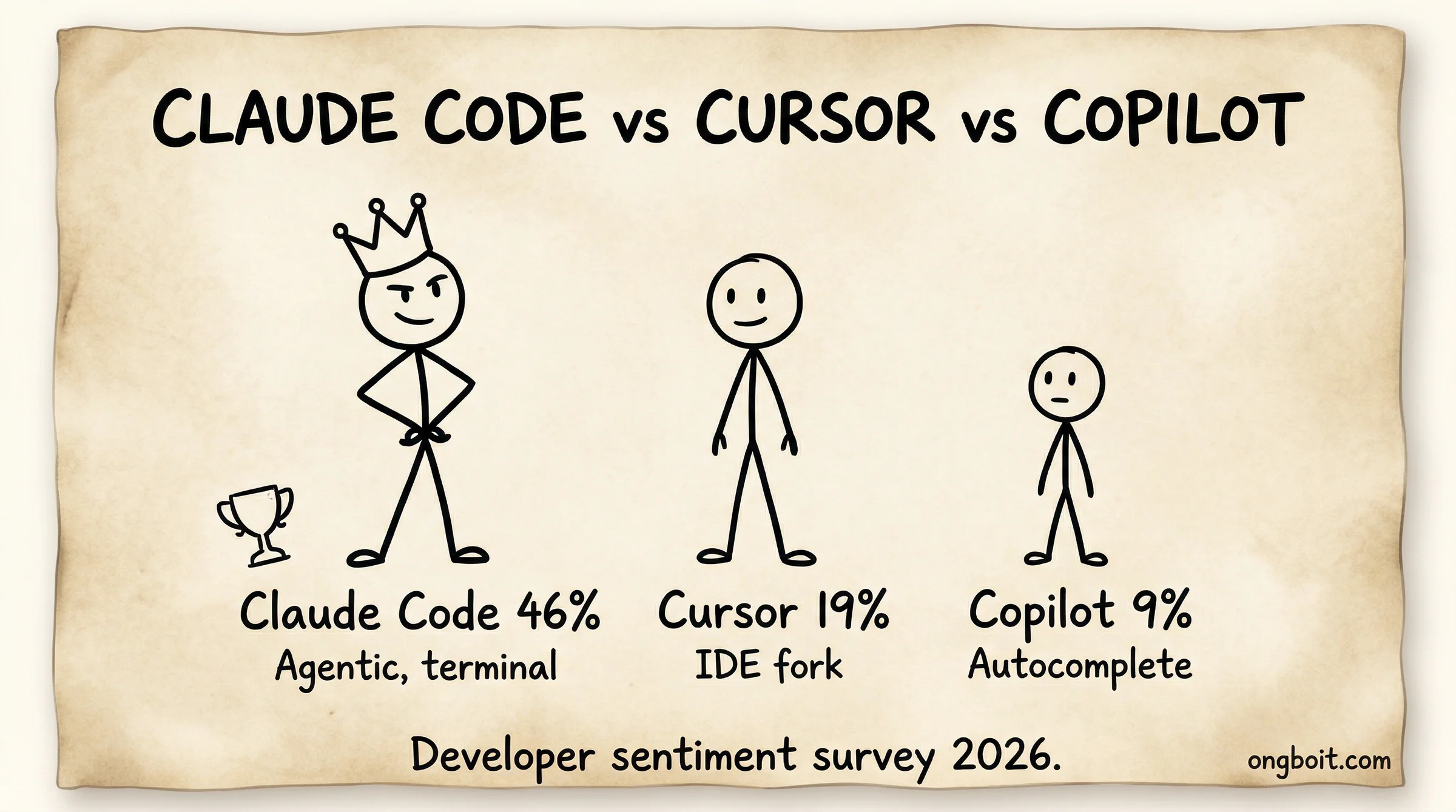 Claude Code vs Cursor vs Copilot comparison