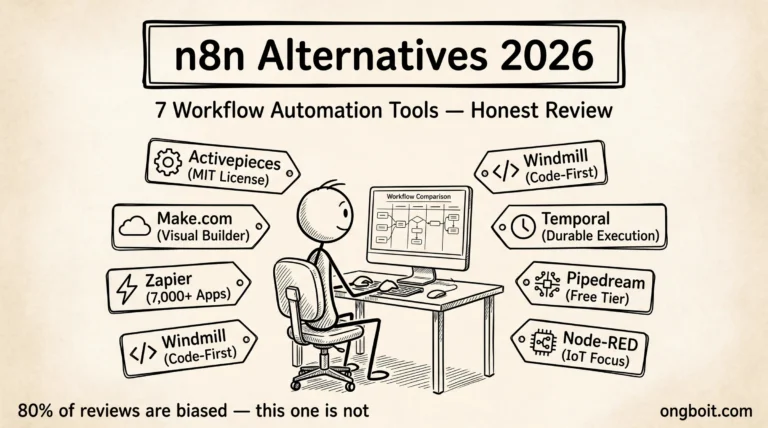 Top 7 Công Cụ Thay Thế n8n Tốt Nhất 2026 (Review Không Bias)
