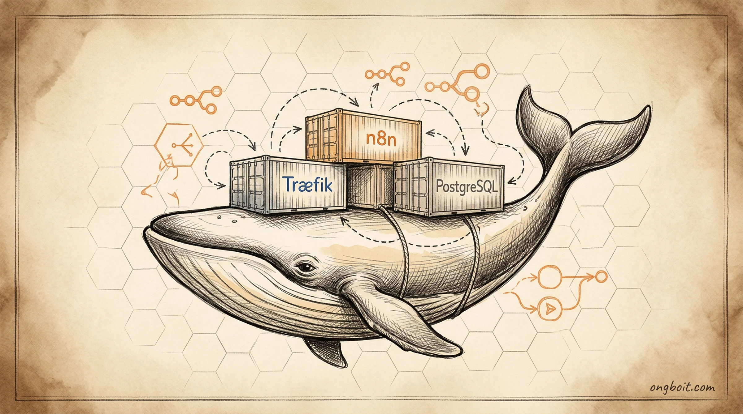 Tự Host n8n Bằng Docker Compose: Hướng Dẫn Production A-Z (2026)