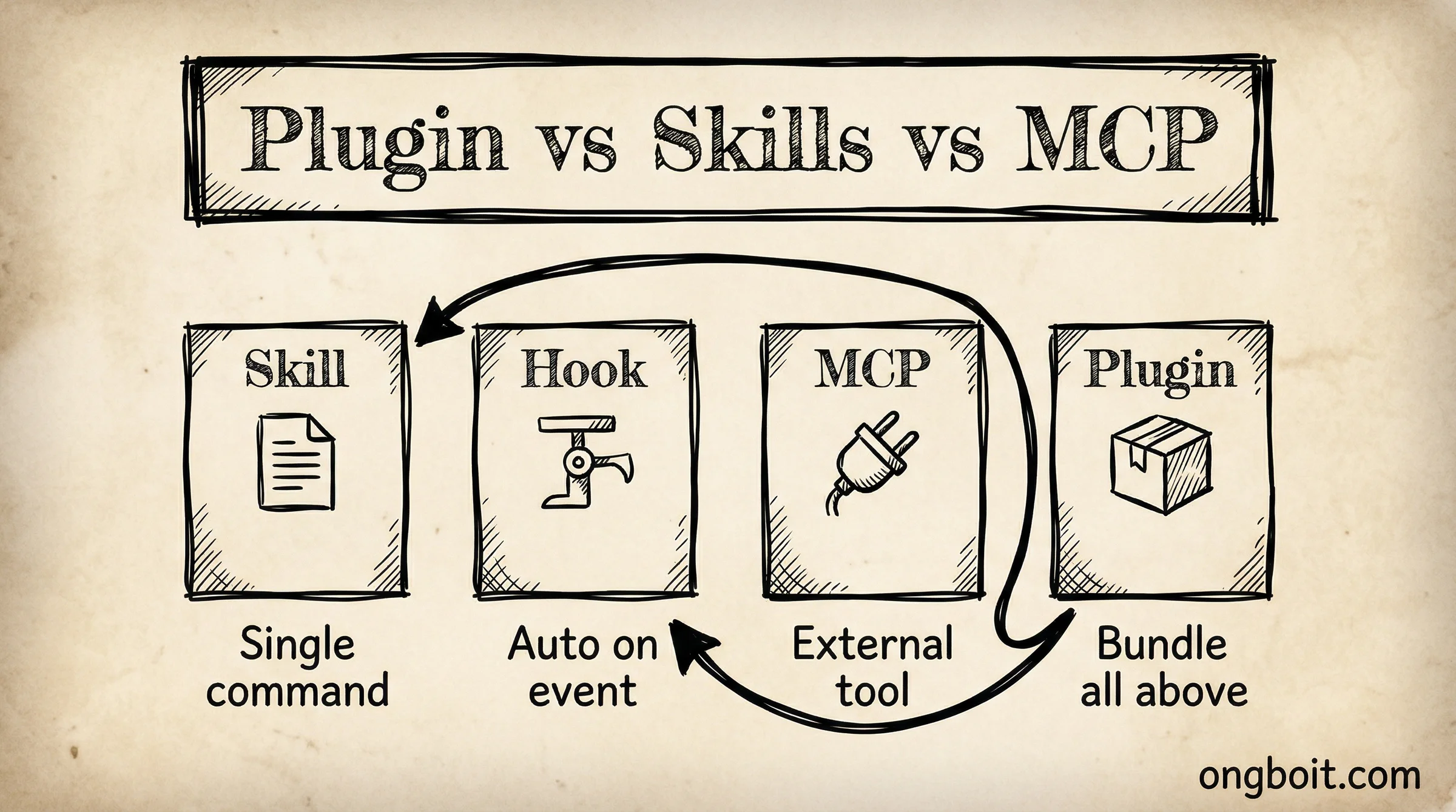Plugin vs Skills vs MCP