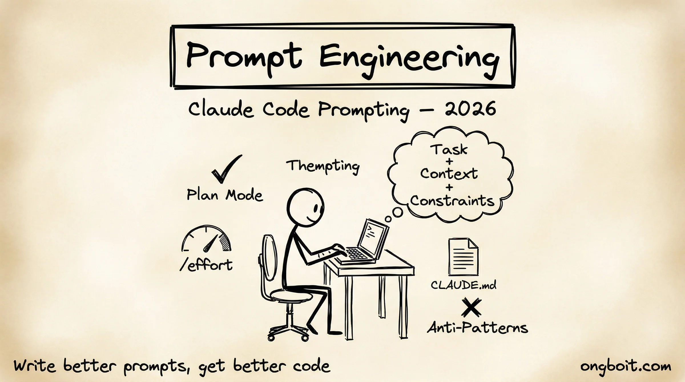 Prompt engineering cho Claude Code 2026