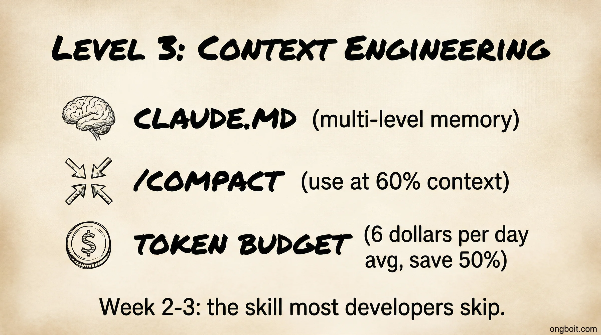 Claude Code Level 3 Context Engineering sketch