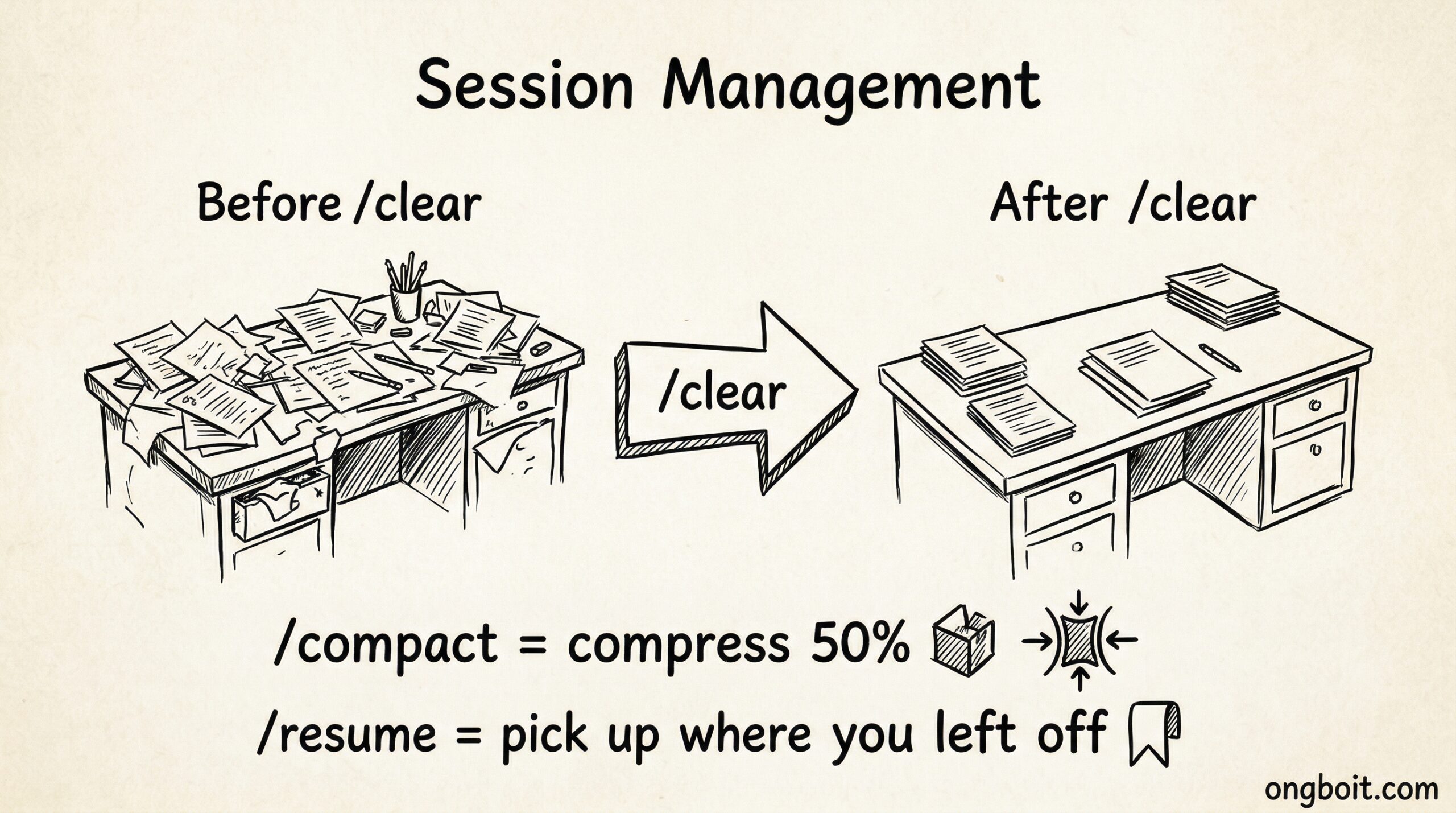 10 session commands.