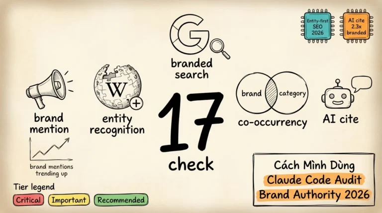 Cách Mình Dùng Claude Code Audit Brand Authority 2026