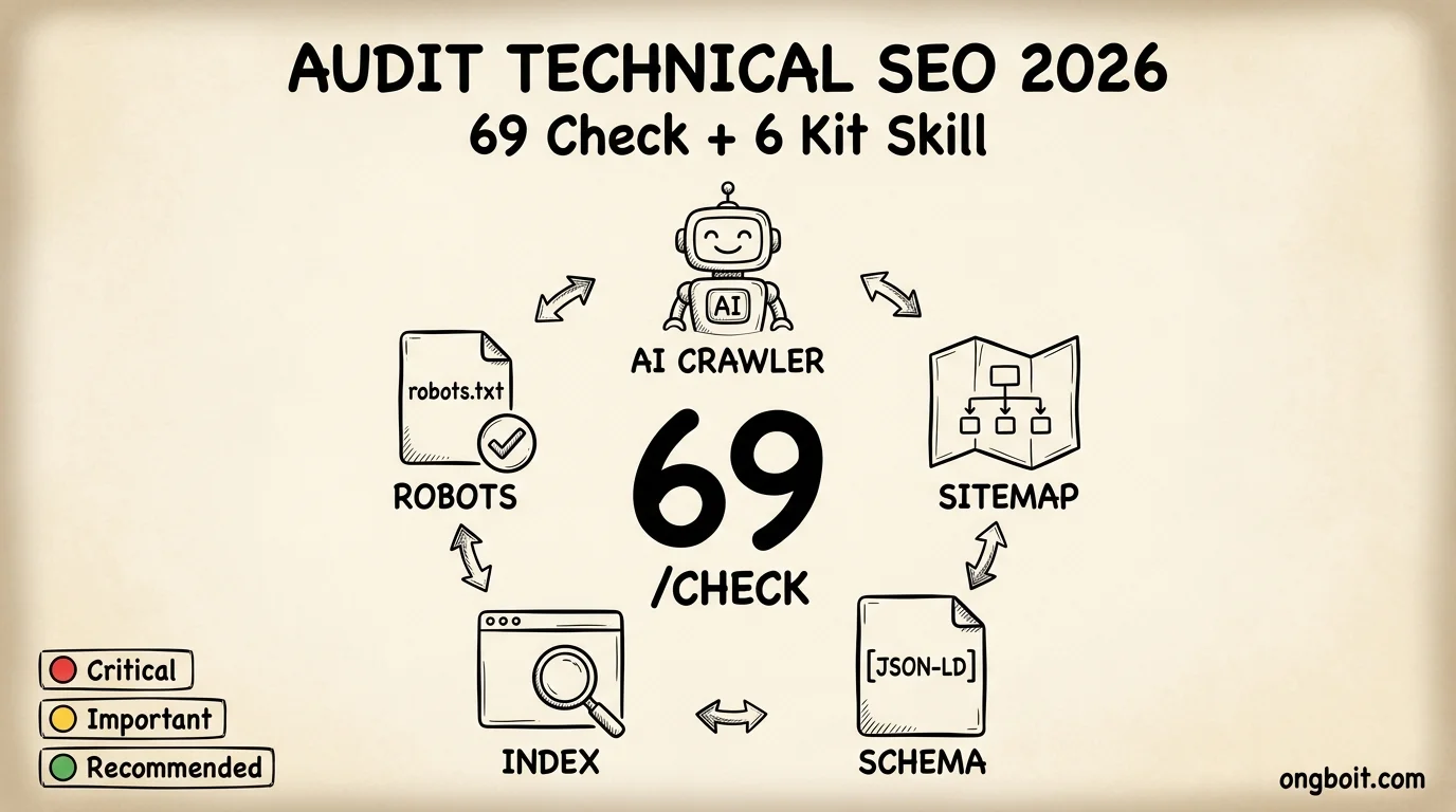 Hero - claude code audit technical seo hero 69 check 6 skill