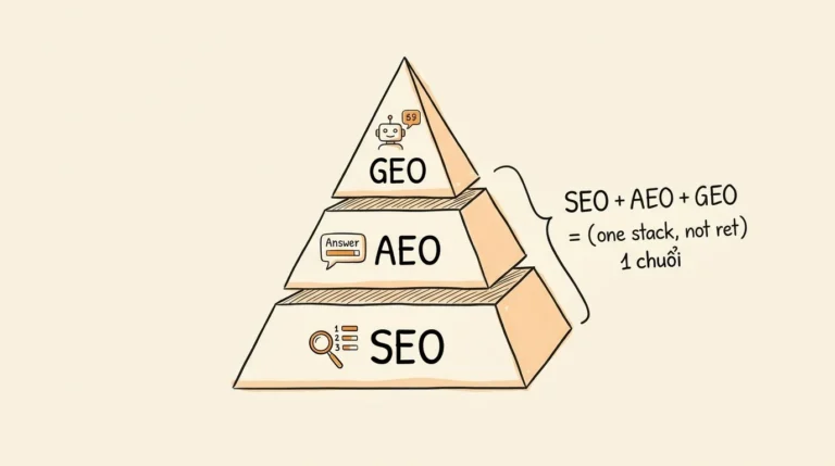 GEO Là Gì? Phân Biệt GEO/AEO/SEO + Action Plan 2026