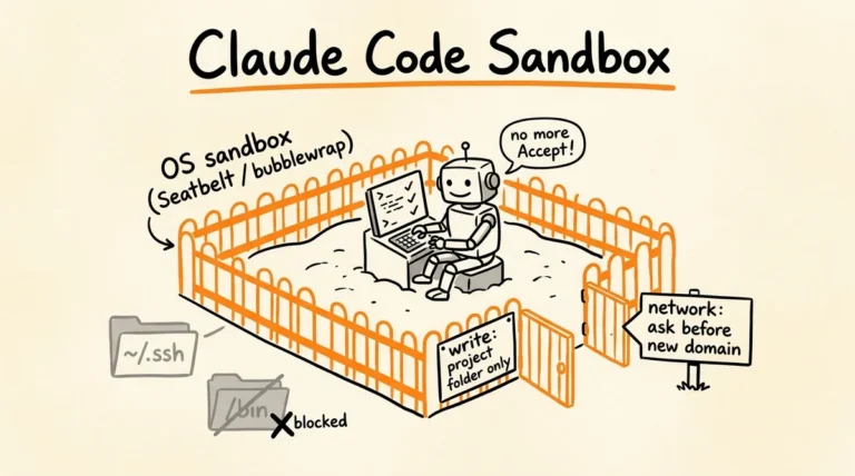Sketch robot trong sandbox có rào, no more Accept, write project-only + network ask
